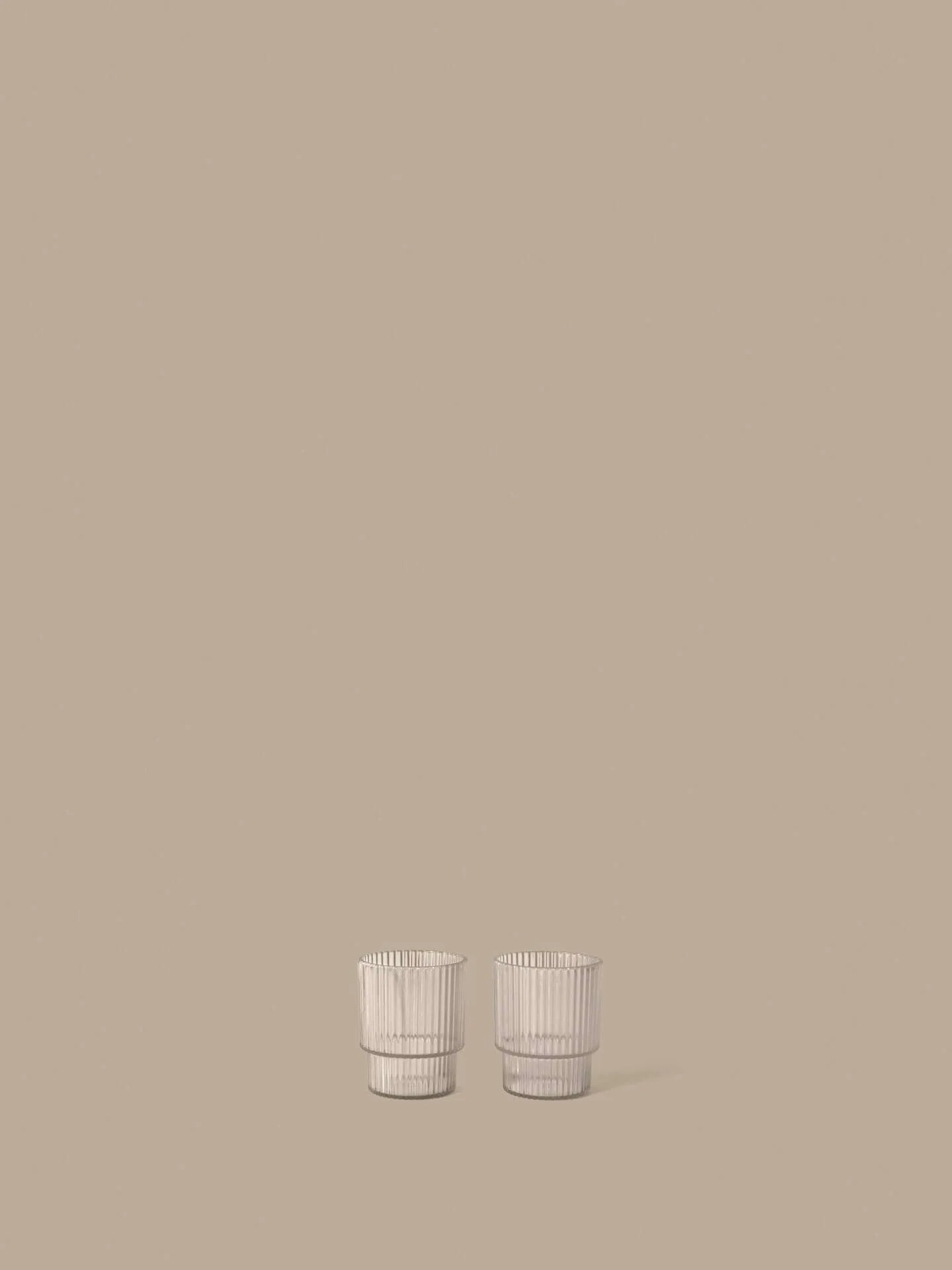 Ripple lasten juomalasi, Clear, 2 kpl Ferm Living