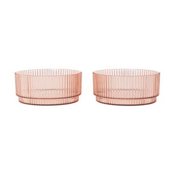 Ripple lasten kulho - Blush, 2 kpl - Ferm Living