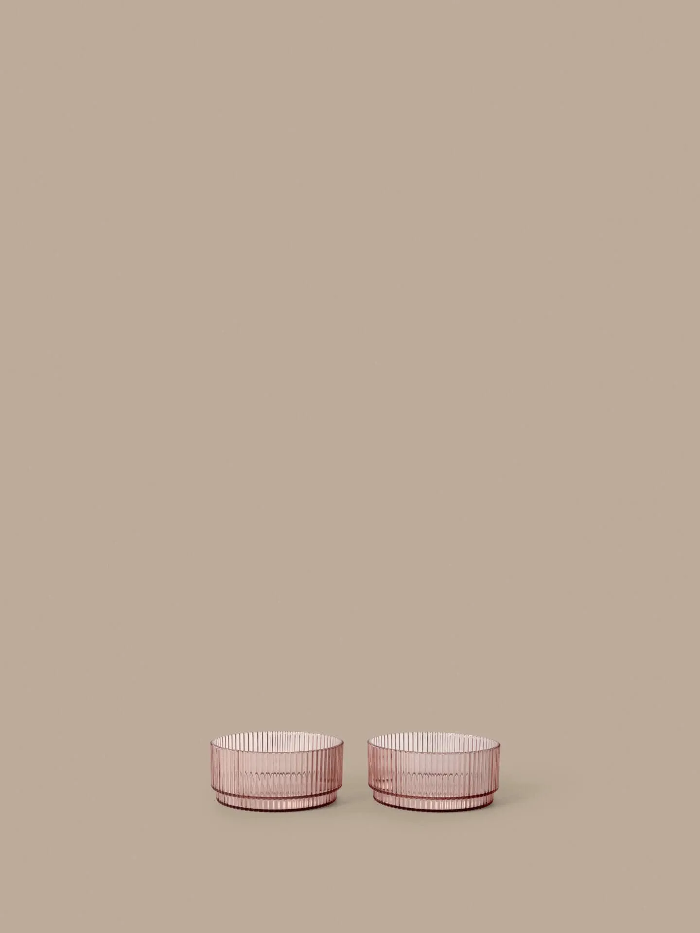 Ripple lasten kulho, Blush, 2 kpl Ferm Living