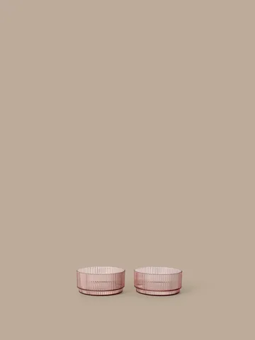 Ripple lasten kulho - Blush, 2 kpl - Ferm Living