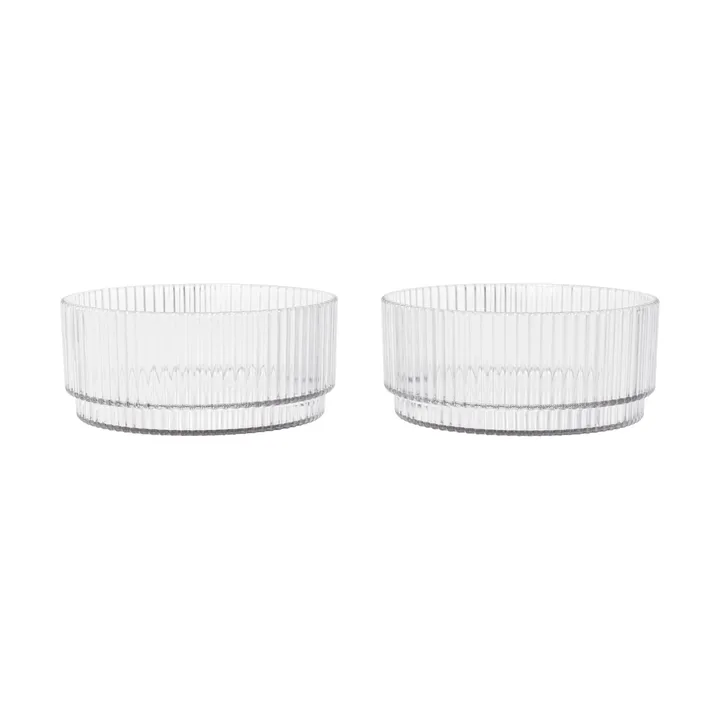 Ripple lasten kulho - Clear, 2 kpl - Ferm Living