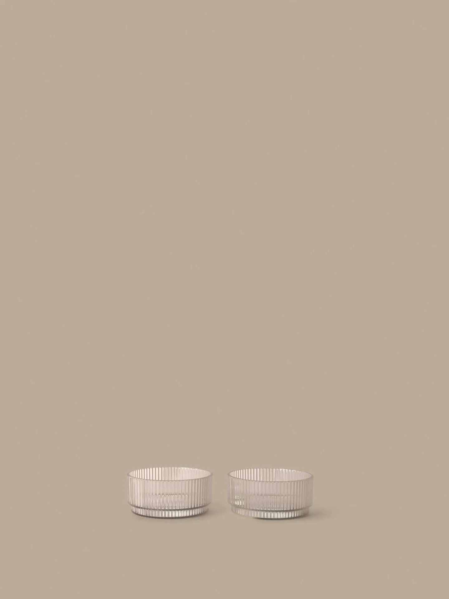 Ripple lasten kulho, Clear, 2 kpl Ferm Living