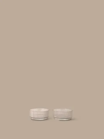 Ripple lasten kulho - Clear, 2 kpl - Ferm Living