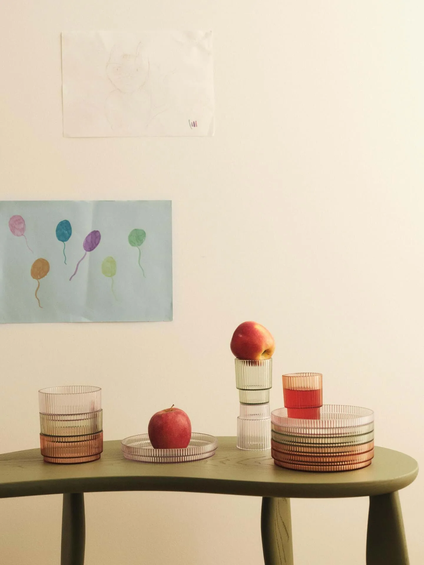 Ripple lasten kulho, Clear, 2 kpl Ferm Living
