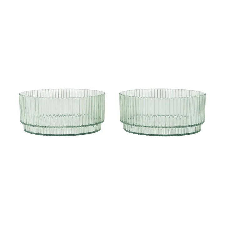 Ripple lasten kulho - Tea green, 2 kpl - Ferm Living