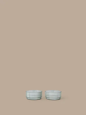 Ripple lasten kulho - Tea green, 2 kpl - Ferm Living