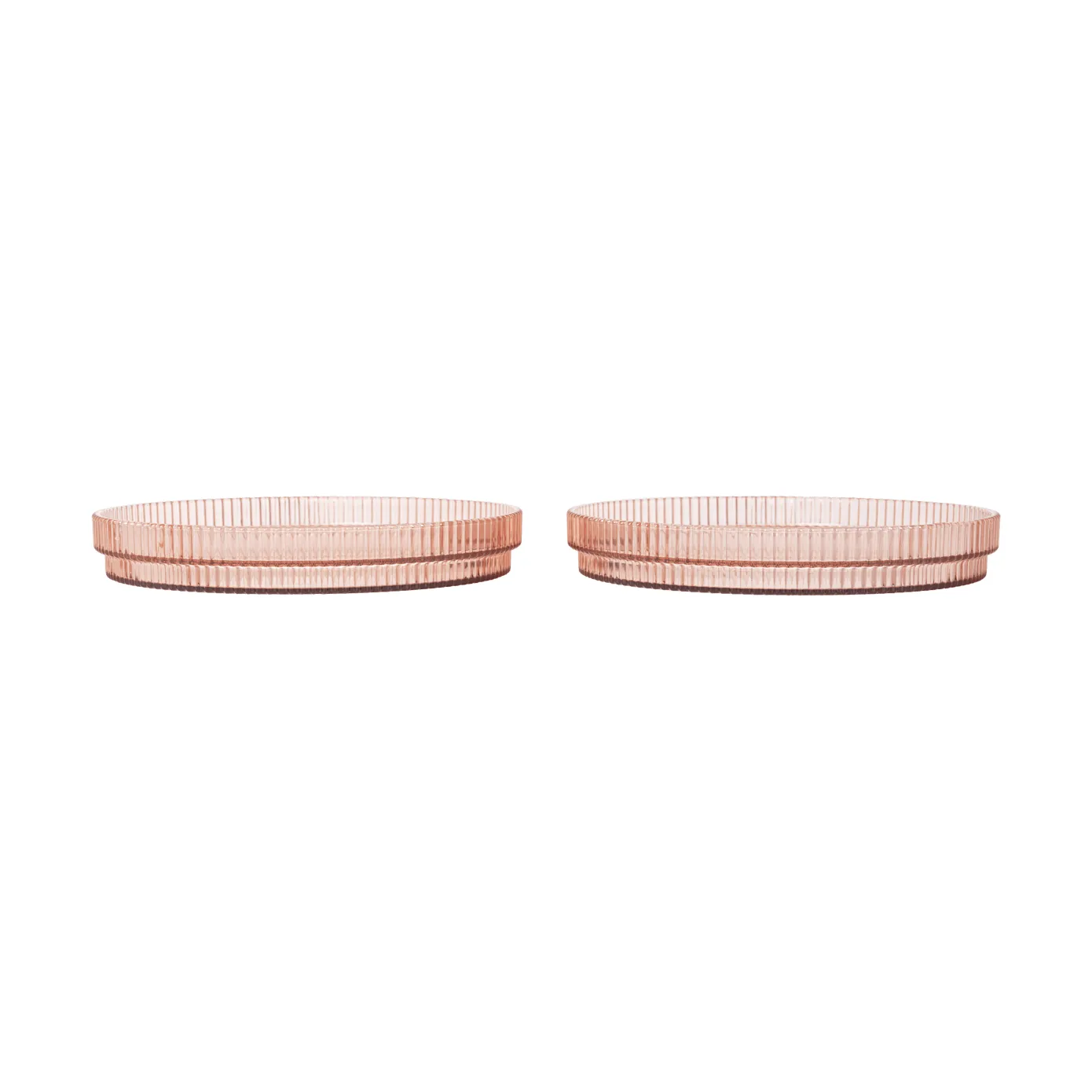 Ripple lasten lautanen, Blush, 2 kpl Ferm Living