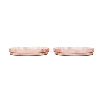 Ripple lasten lautanen - Blush, 2 kpl - Ferm Living