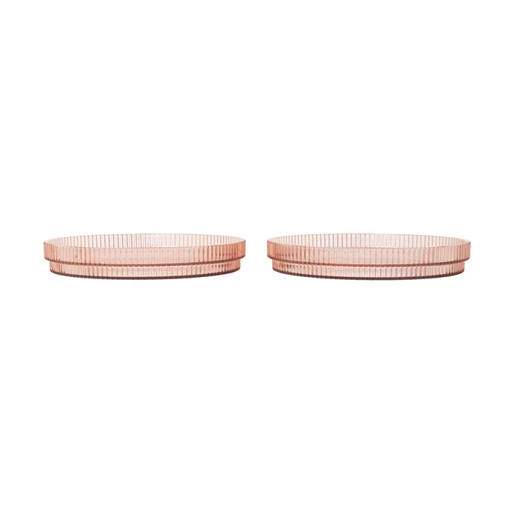 Ripple lasten lautanen - Blush, 2 kpl - Ferm Living