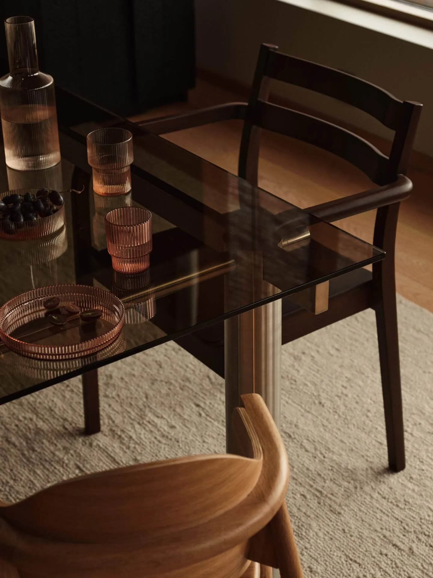 Ripple lasten lautanen, Blush, 2 kpl Ferm Living
