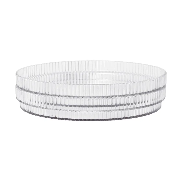 Ripple lasten lautanen, Clear, 2 kpl Ferm Living