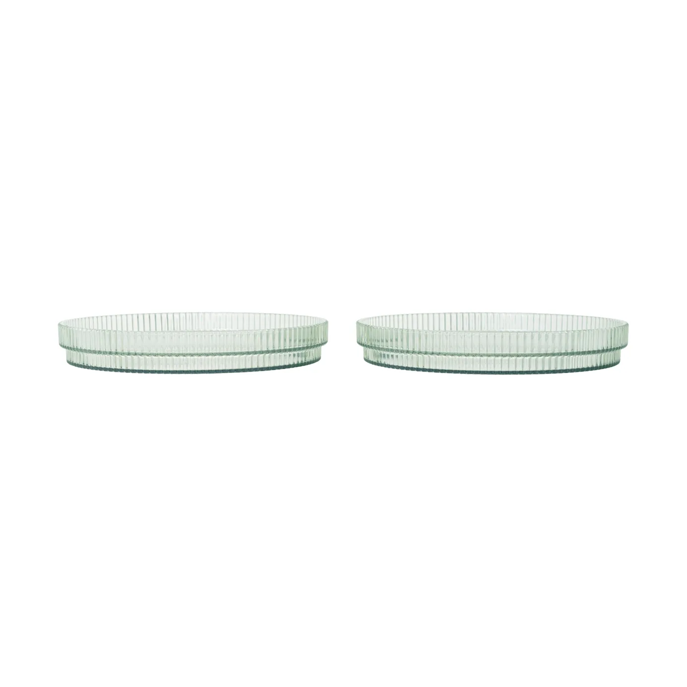 Ripple lasten lautanen, Tea green, 2 kpl Ferm Living