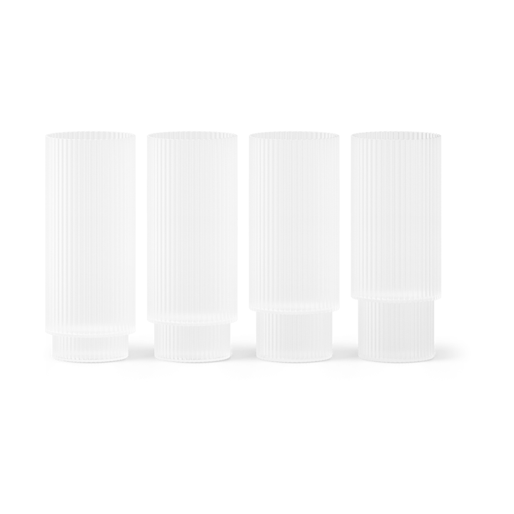 Ripple -longdrink-lasi 4/pk - Frosted - Ferm Living