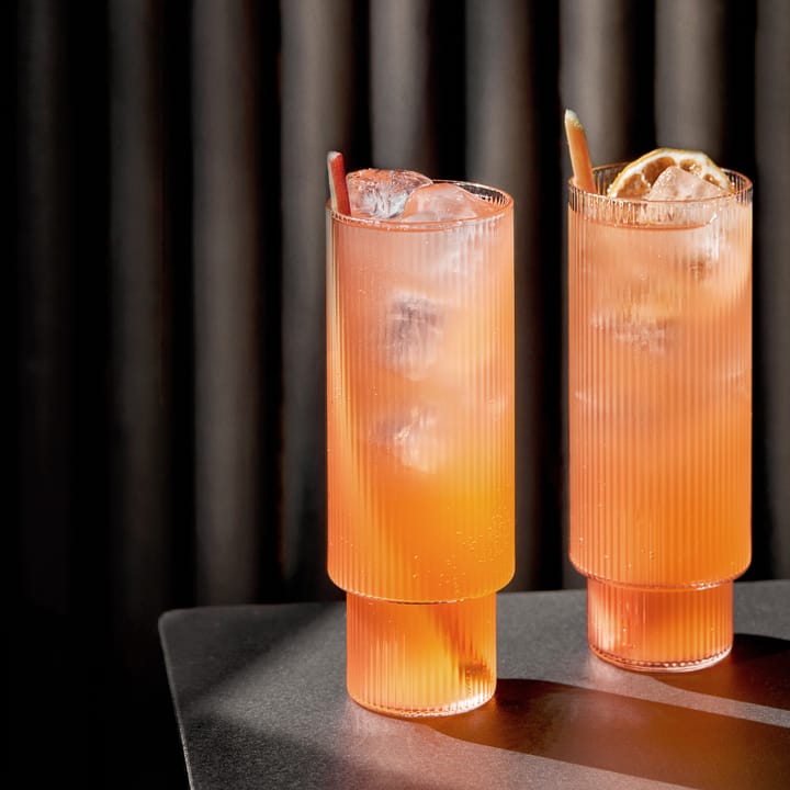 Ripple -longdrink-lasi 4/pk, kirkas Ferm Living
