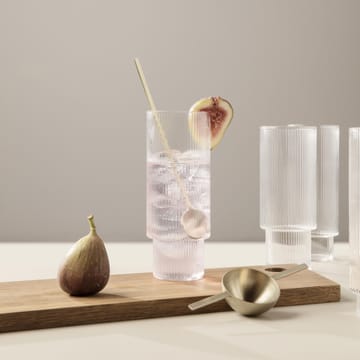 Ripple -longdrink-lasi 4/pk - kirkas - Ferm Living