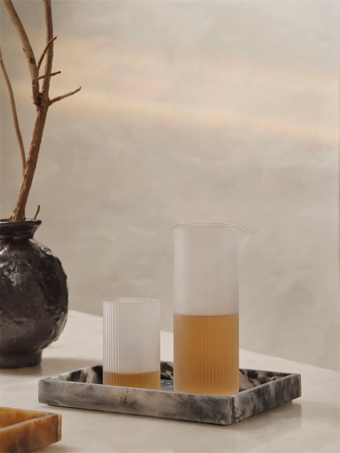 Ripple maitokannu 40 cl, Frosted Ferm Living