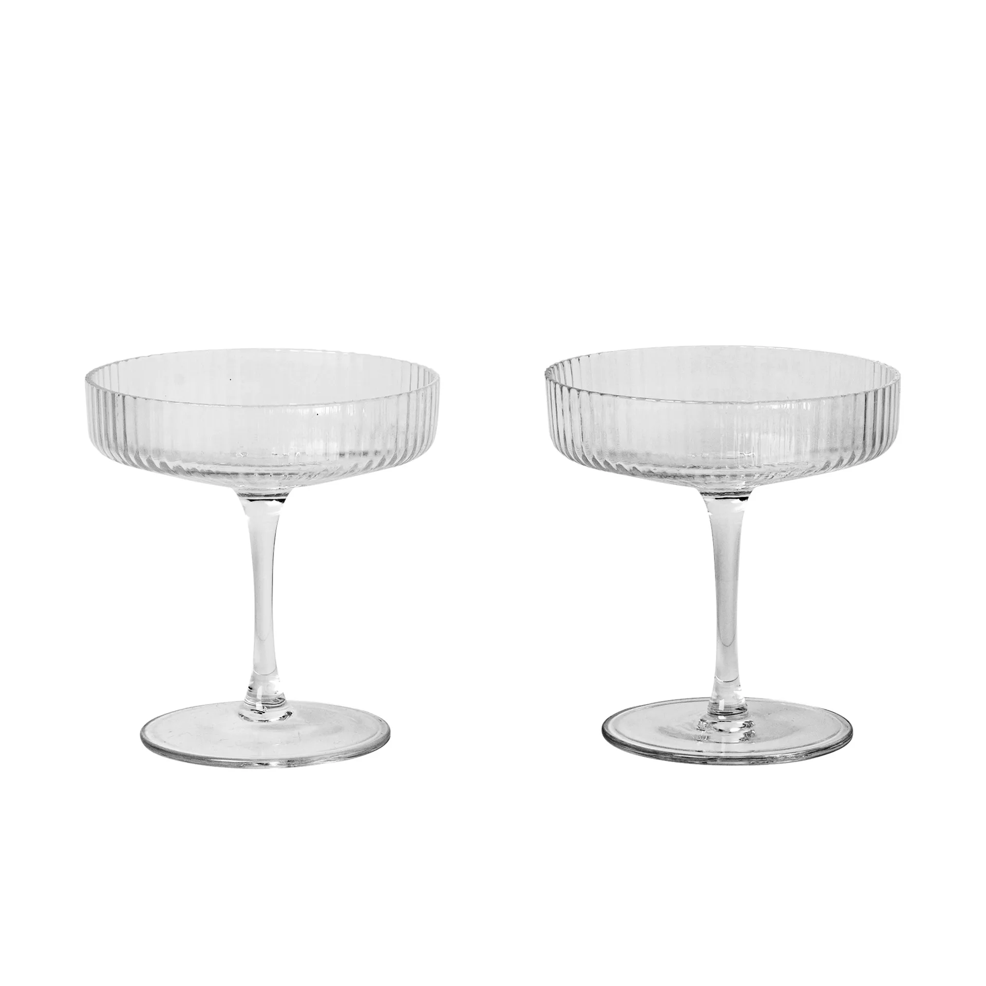 Ripple -shamppanjalasi 2/pk, kirkas Ferm Living