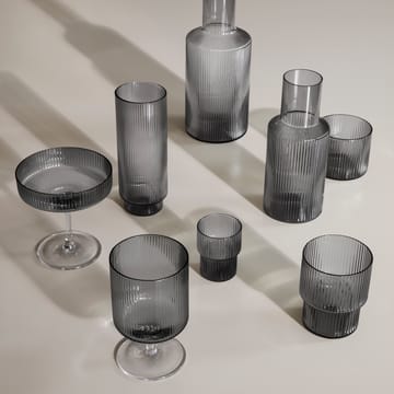 Ripple -shamppanjalasi 2/pk - smoked grey - Ferm Living