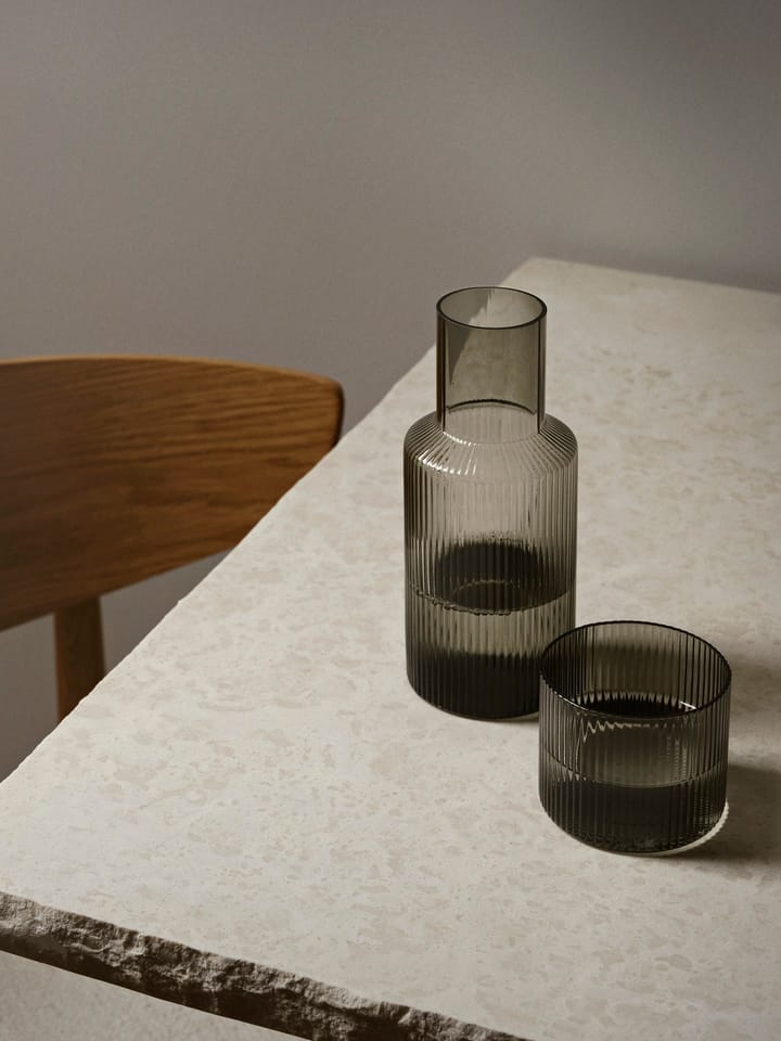 Ripple small karahvi setti, smoked grey Ferm Living