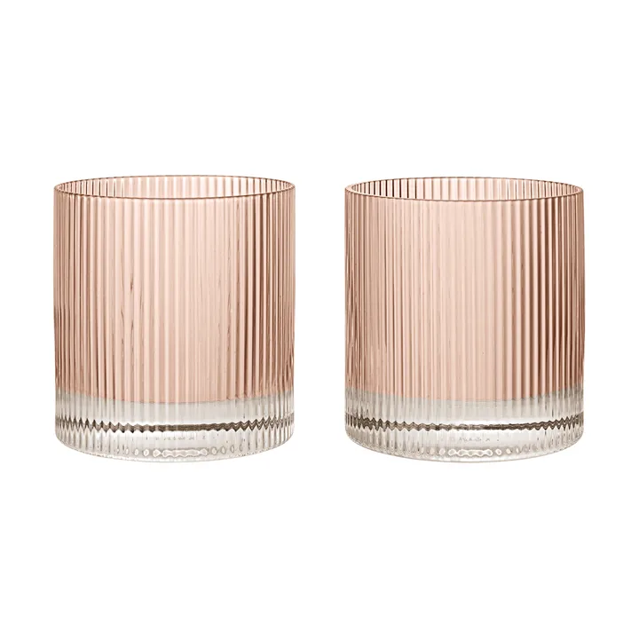 Ripple tumbler lasi 25 cl 2-pack - Poskipuna - Ferm Living