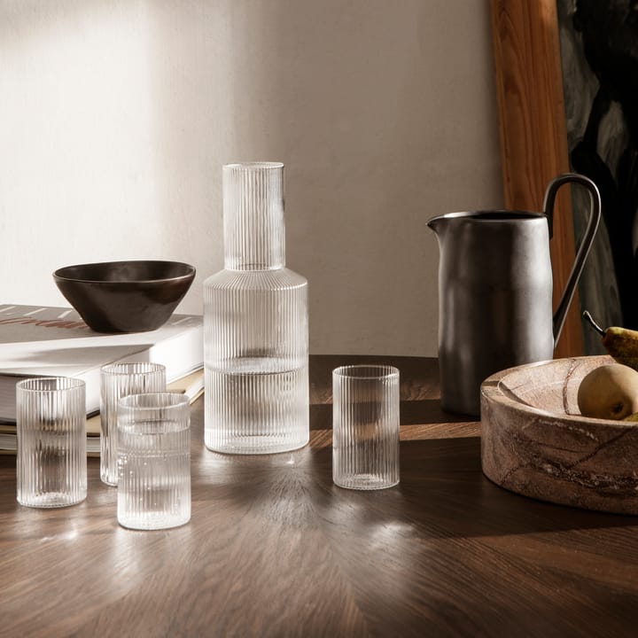 Ripple verrines juomalasi 14 cl 4-pack, Clear Ferm Living