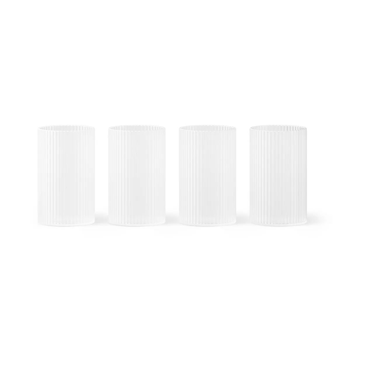Ferm Living Ripple verrines juomalasi 14 cl 4-pack Frosted