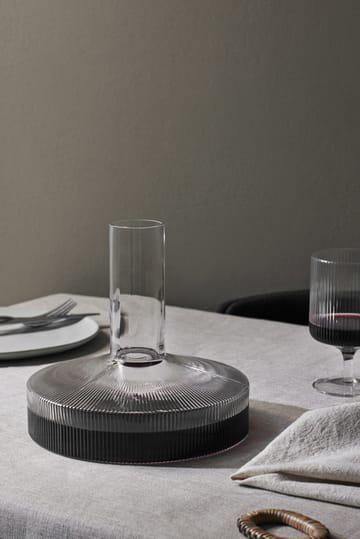 Ripple viinikarahvi - Savunharmaa - Ferm Living