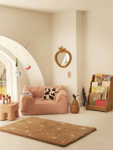 Rivan display kirjahylly - Natural, 42x35x65 cm - Ferm Living