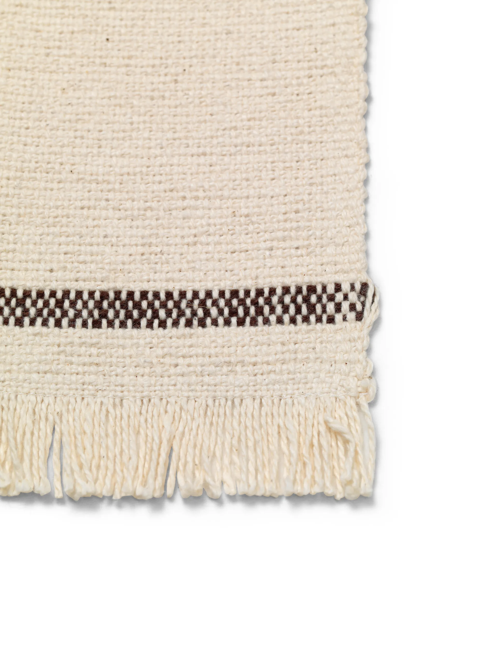 Savor lasinalunen 4-pakkaus 10 x 14 cm, Off-white/Chocolate Ferm Living