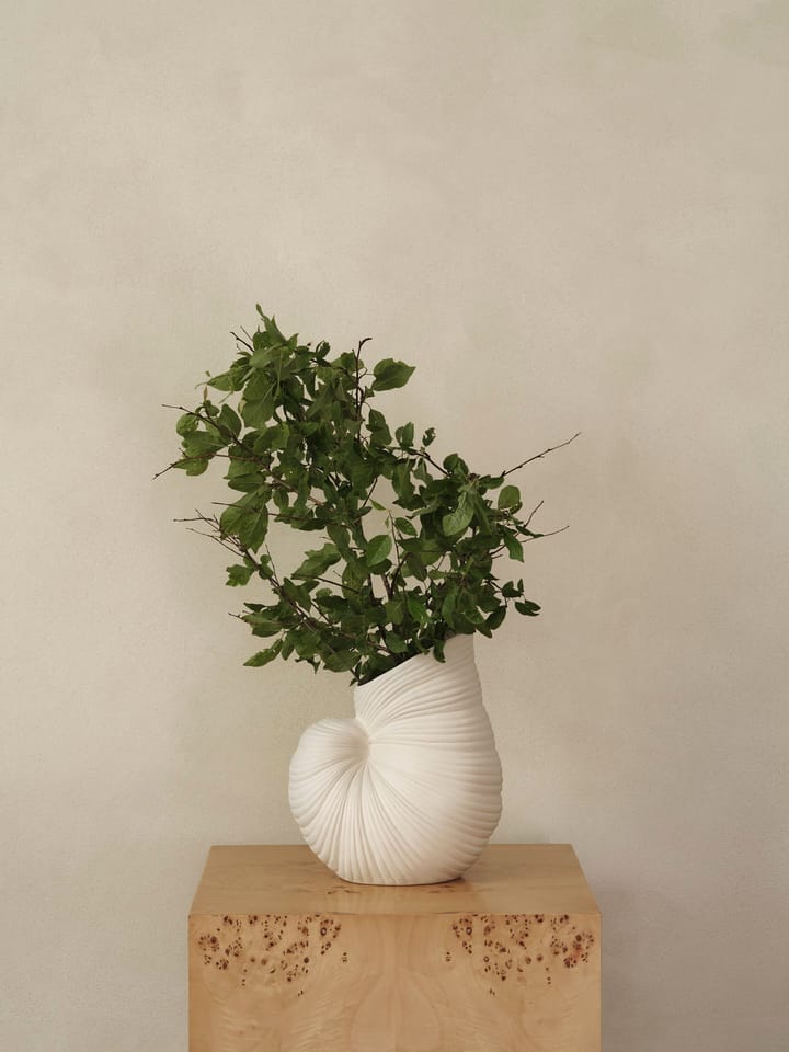 Shell maljakko, Off white Ferm Living