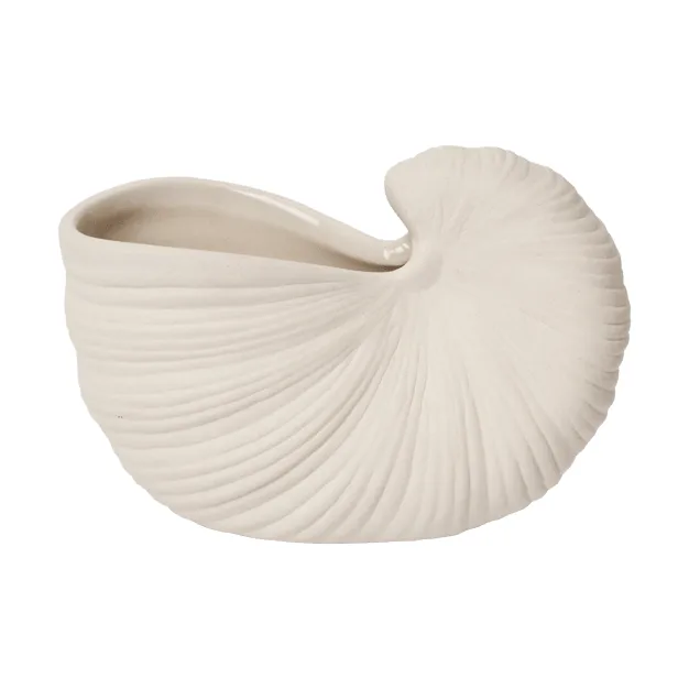 Shell ruukku, Off-white, 11x5,5x7,7 cm Ferm Living