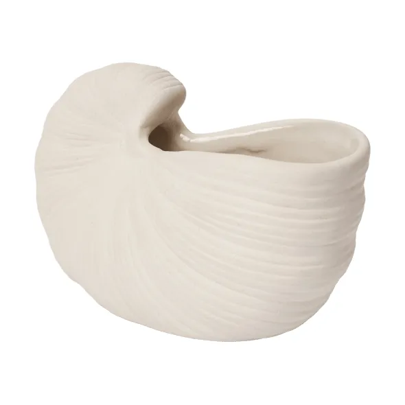 Shell ruukku, Off-white, 11x5,5x7,7 cm Ferm Living