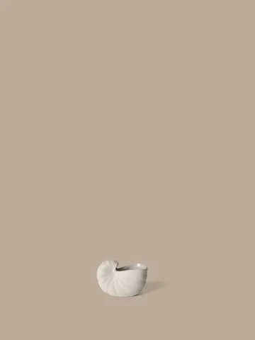 Shell ruukku - Off-white, 11x5,5x7,7 cm - Ferm Living