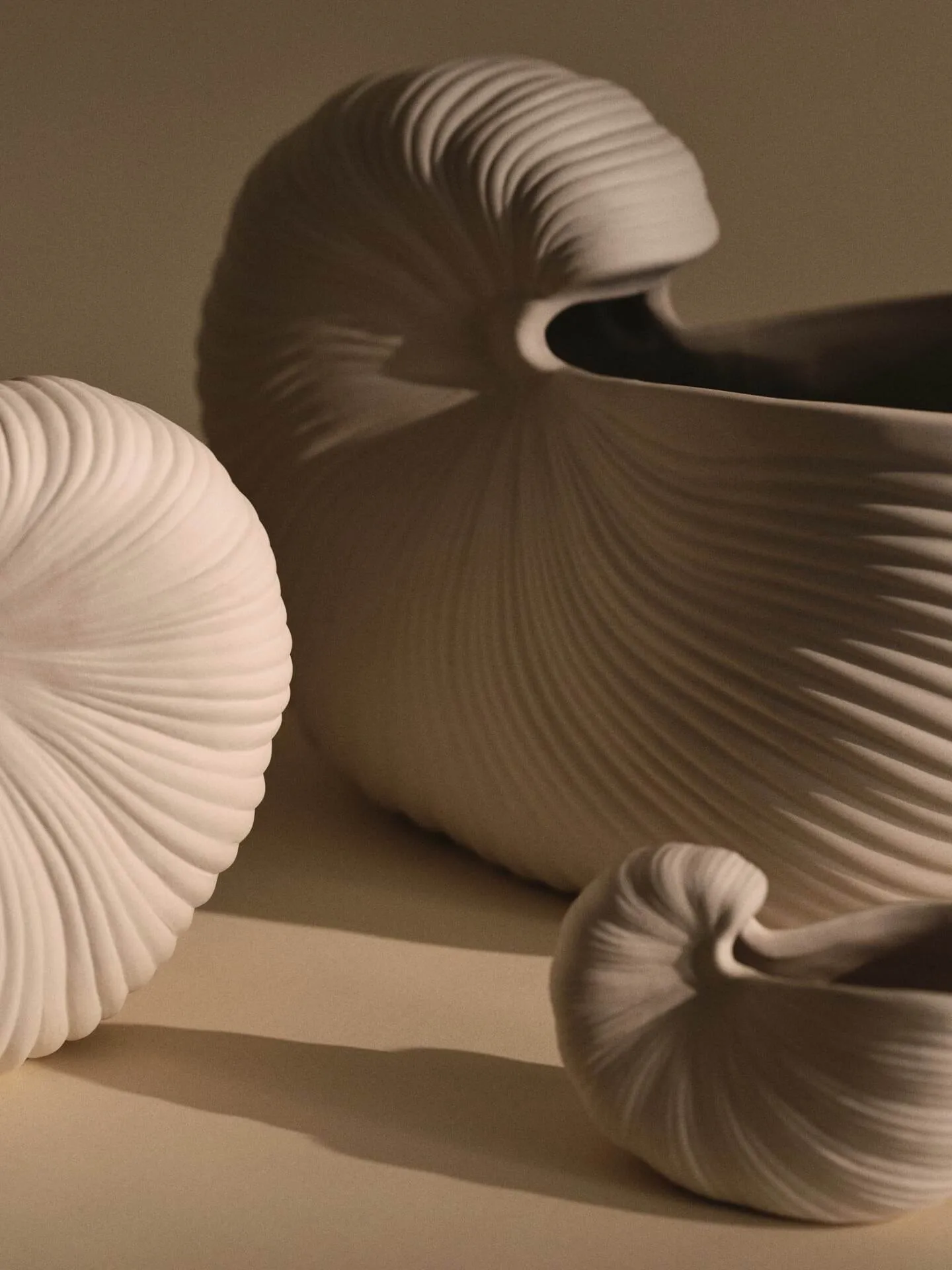 Shell ruukku, Off-white, 11x5,5x7,7 cm Ferm Living