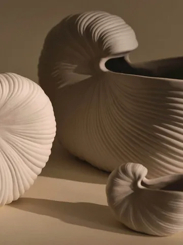 Shell ruukku - Off-white, 11x5,5x7,7 cm - Ferm Living