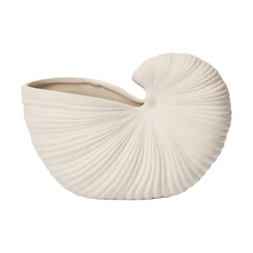 Shell ruukku - Off-white, 23x11,5x16 cm - Ferm Living