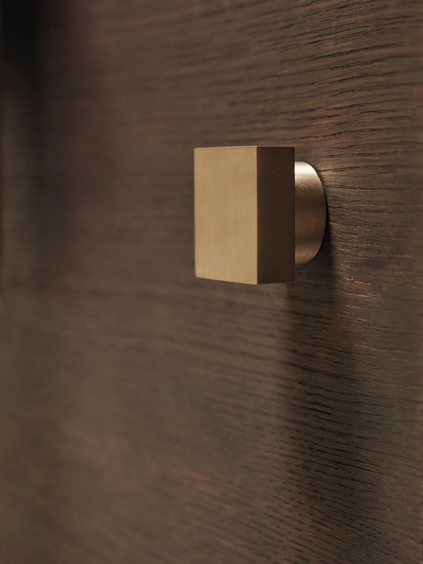 Square koukku large, Brass Ferm Living