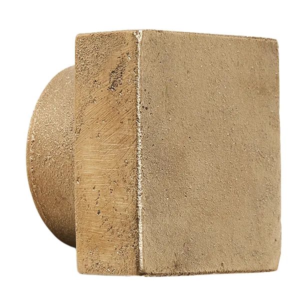 Square koukku large, Casted brass Ferm Living