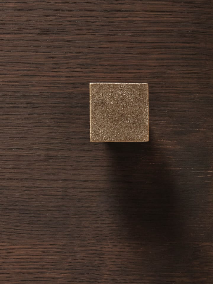 Square koukku large, Casted brass Ferm Living