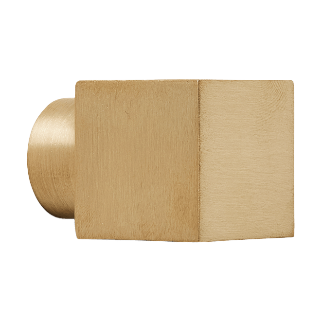 Square koukku small, Brass Ferm Living