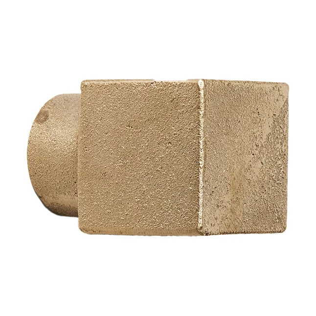 Square koukku small, Casted brass Ferm Living