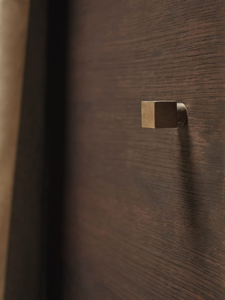 Square koukku small, Casted brass Ferm Living