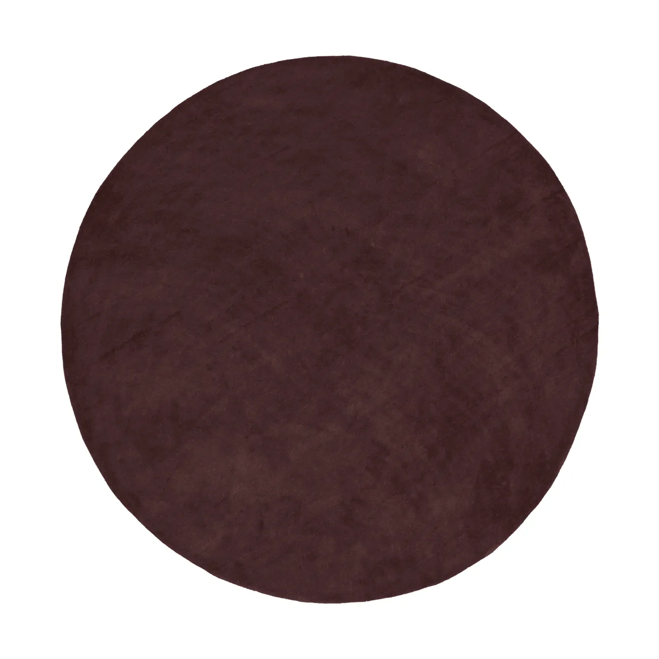 Stille tuftattu matto pyöreä, Dark pecan, Ø240 cm Ferm Living