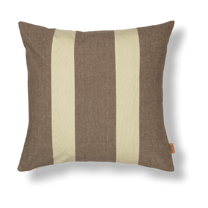 Strand outdoor tyynynpäällinen 50x50 cm - Carob brown-parchment - Ferm Living