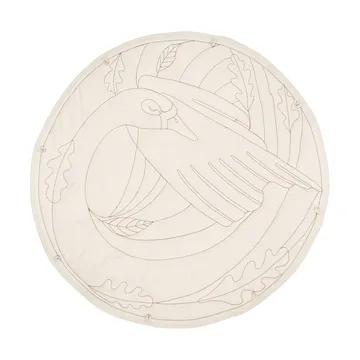 Swan baby matto - Natural, Ø100 cm - Ferm Living