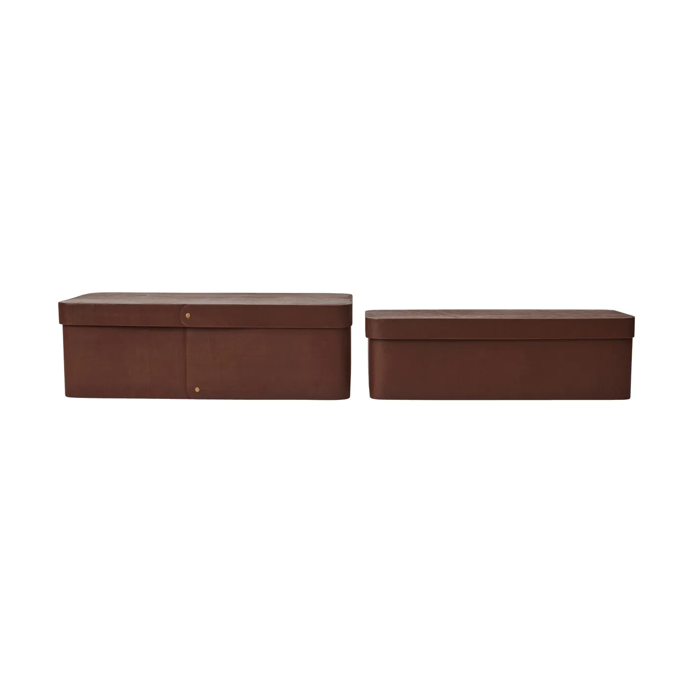 Vekla säilytyslaatikko 2 kpl, Dark pecan, pitkä Ferm Living