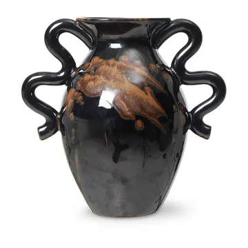 Verso maljakko 27 cm - Black-brown - Ferm Living