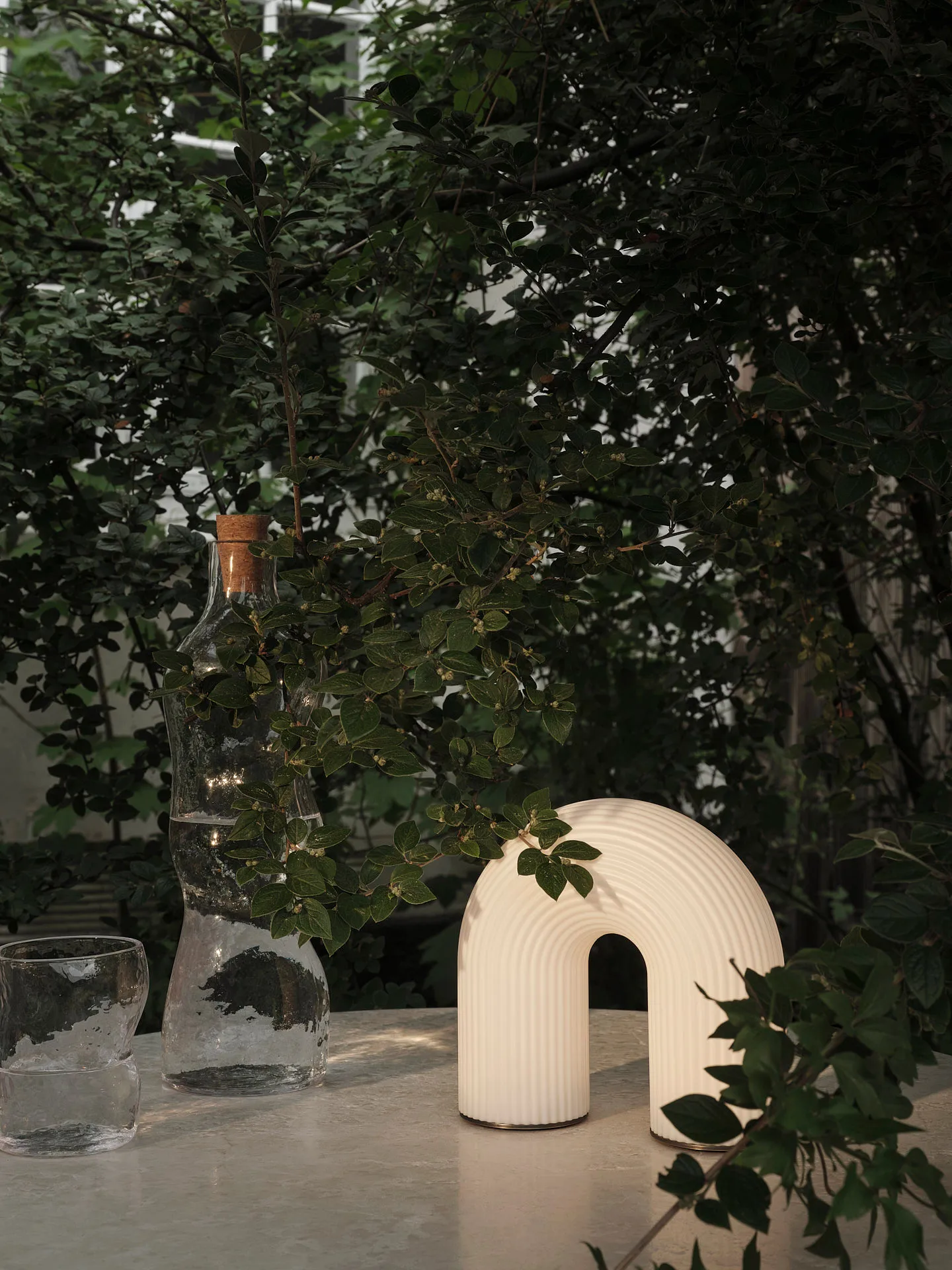 Vuelta portable pöytävalaisin, White Ferm Living