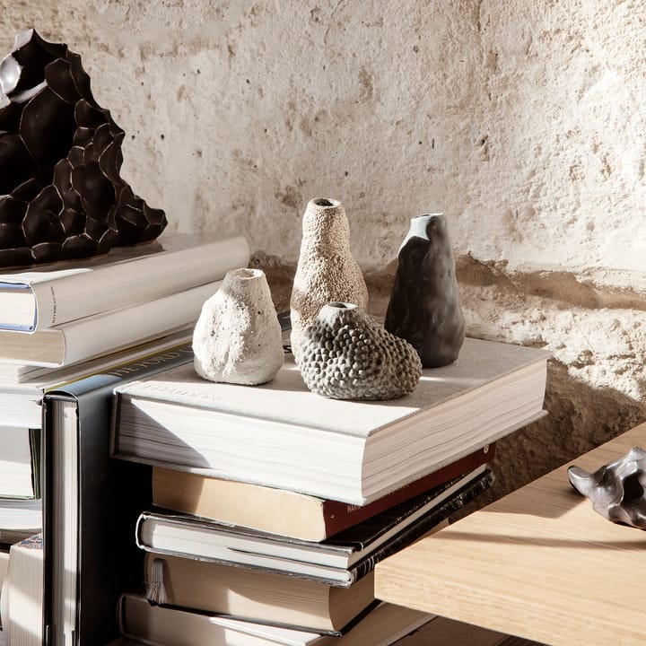 Vulca maljakko mini, Off white stone Ferm Living