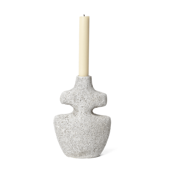 Yara kynttilänjalka medium, Harmaa pumisi Ferm Living